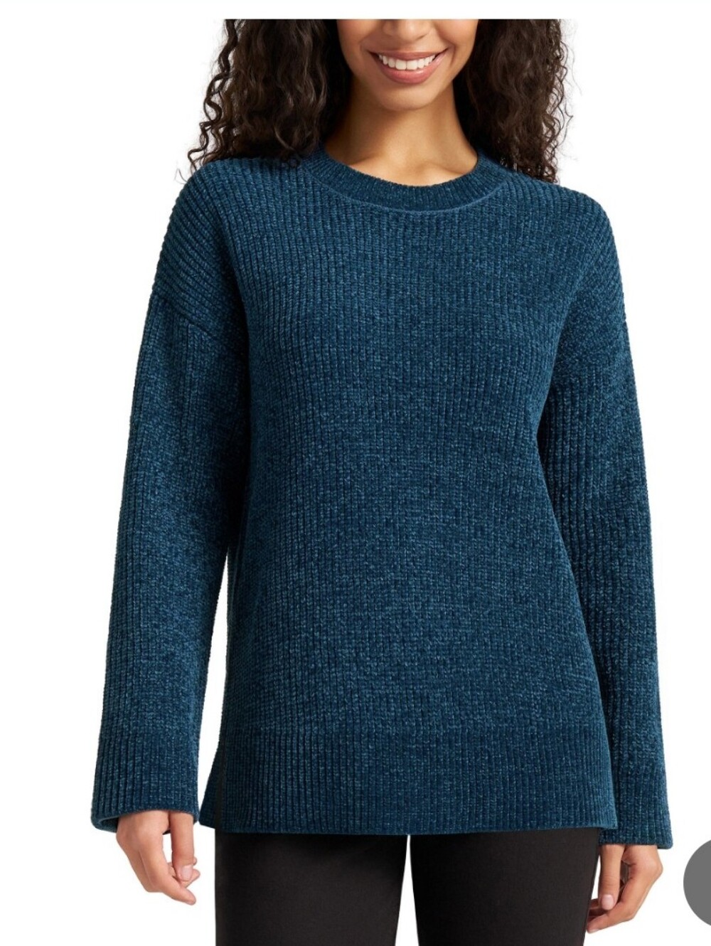 (6): Matty M Ladies Chenille Crewneck Sweater -